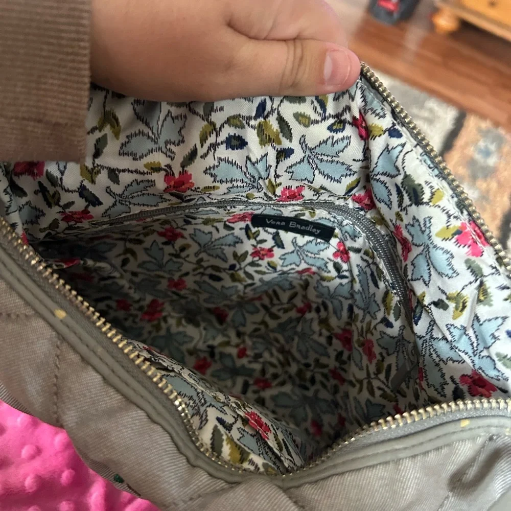 Vera Bradley Quilted Crossbody Bag with Floral Embroidery - Picture 2 of 4